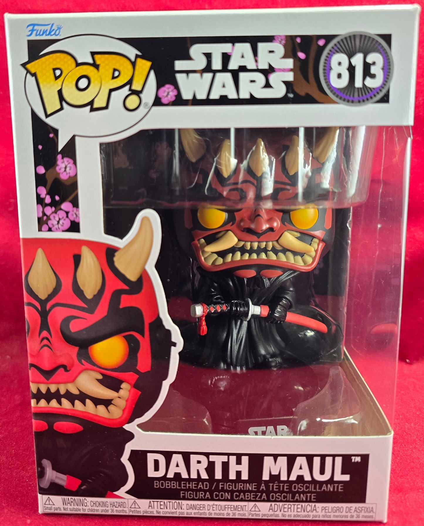 Darth Maul Funko #813 (Nib)
With pop protector