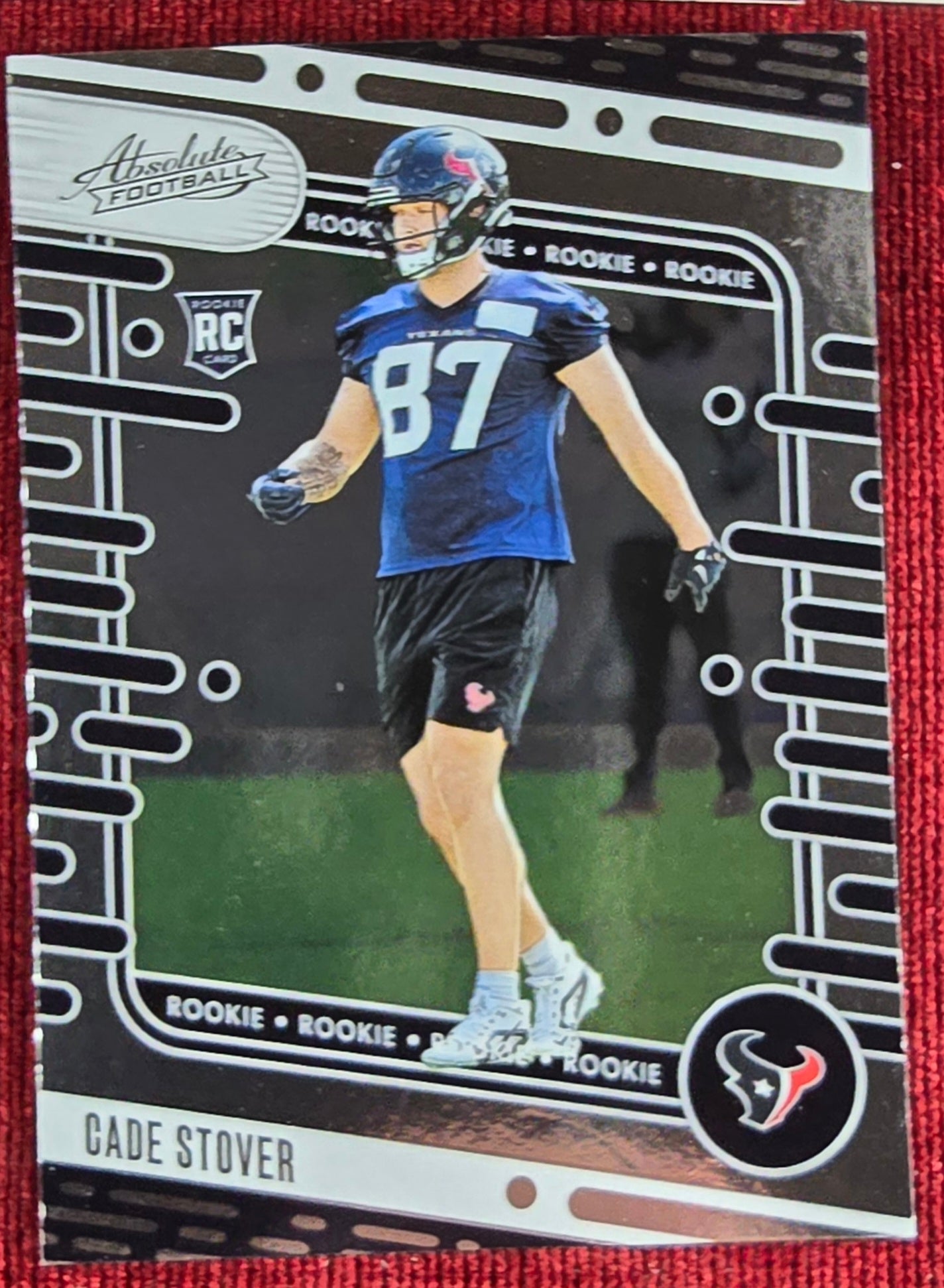 Houston Texans Past And Present Team Football Card Set of 15.