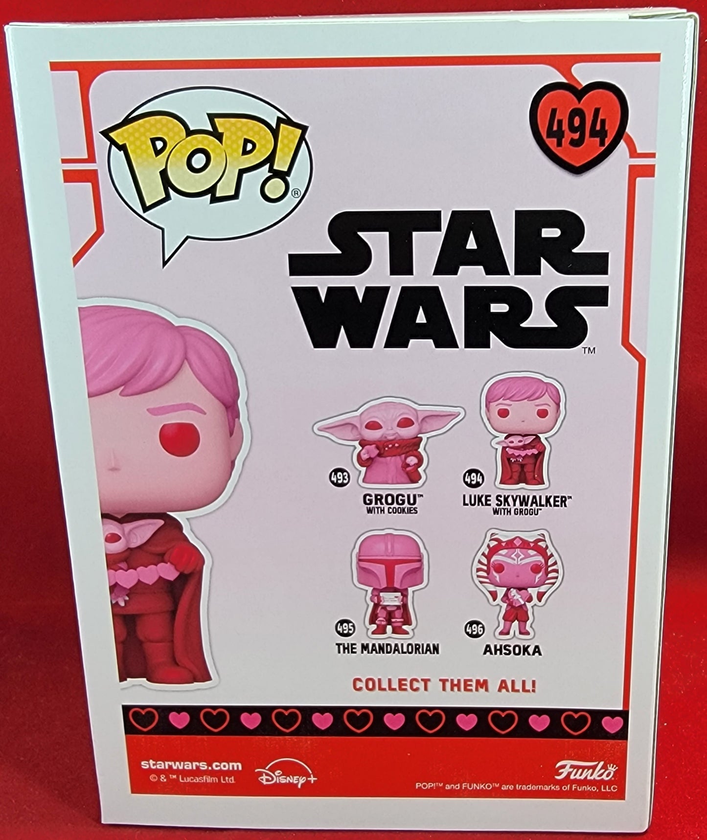 Luke skywalker with grogu funko