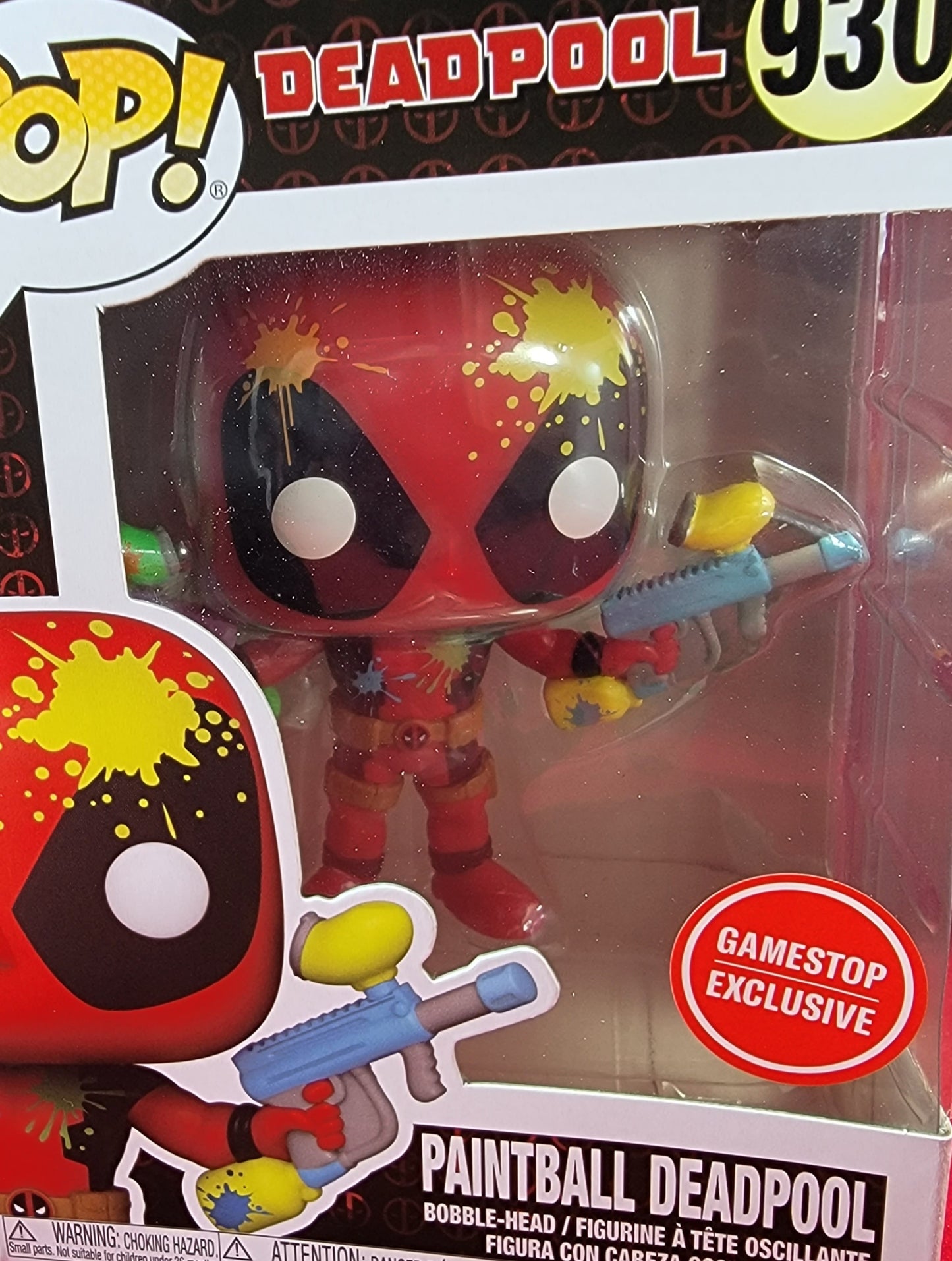 Paintball deadpool gamestop exclusive funko 930 (nib)