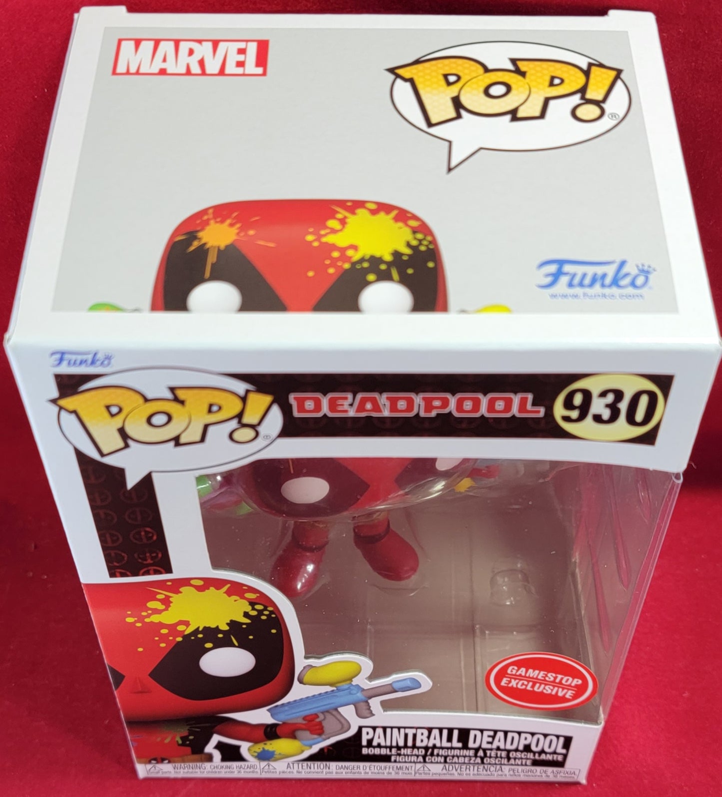 Paintball deadpool gamestop exclusive funko 930 (nib)