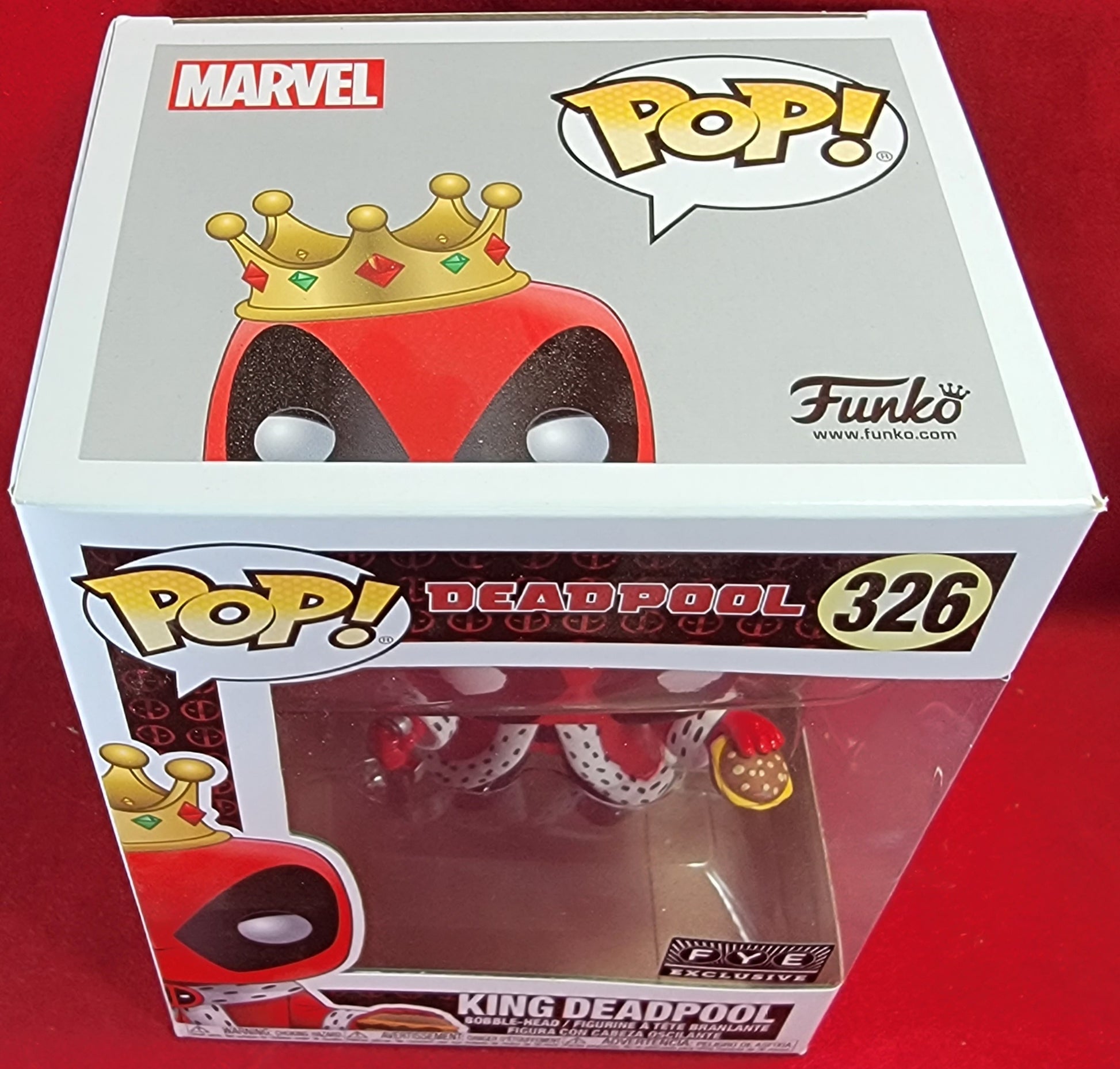 Funko Pop! Marvel Deadpool King Deadpool FYE Exclusive Bobble-Head