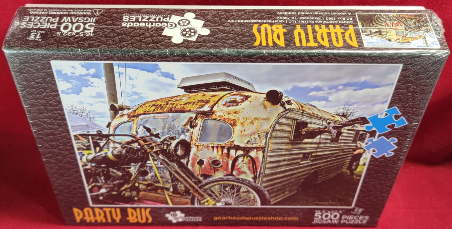 Party bus 500 piece jigsaw puzzle (nib)