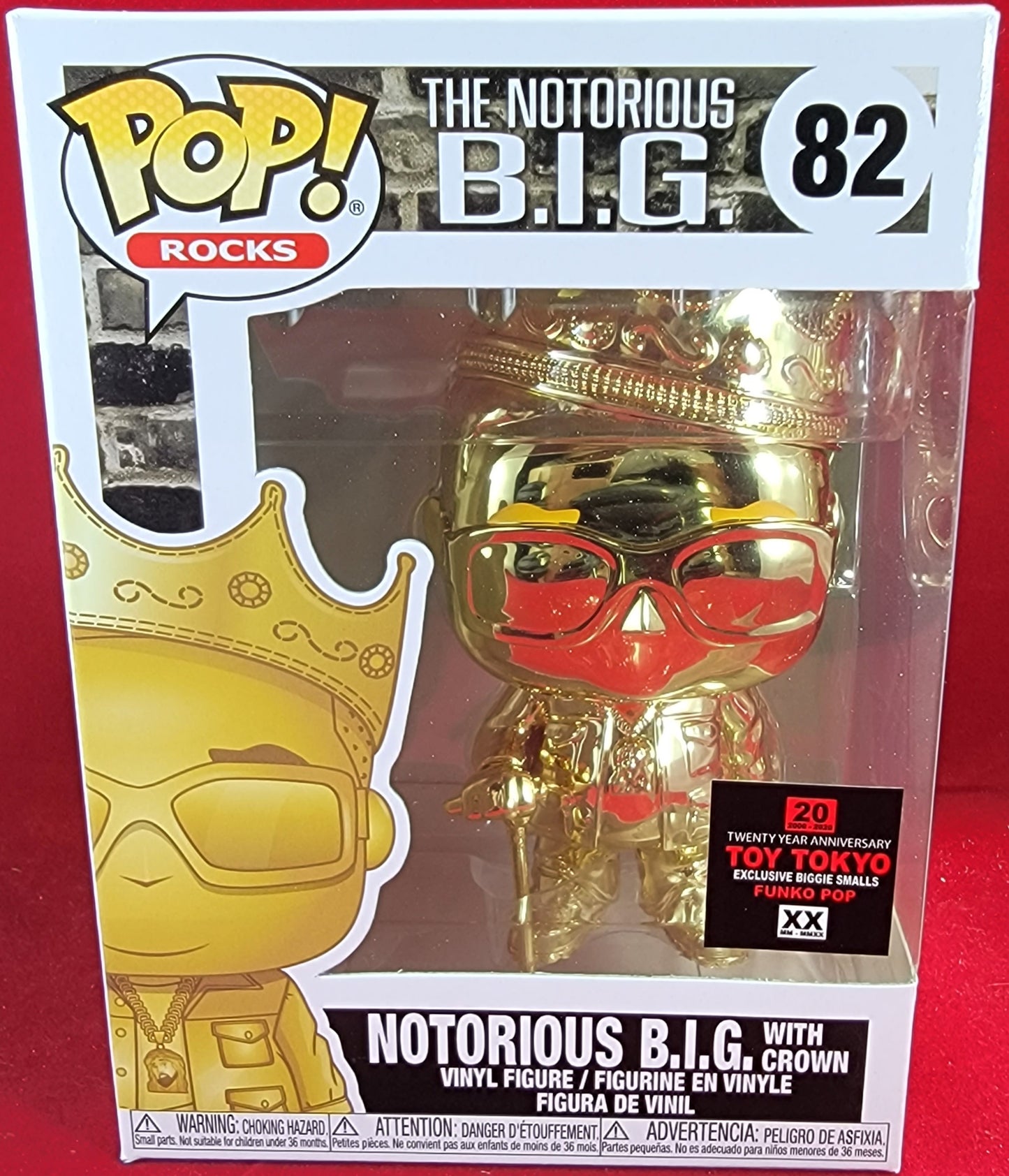 Notorious b.i.g. toy Tokyo exclusive funko # 82 (nib)