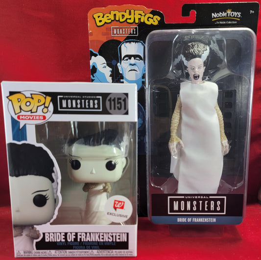 Bride of frankenstein figure and funko pop (NIB)