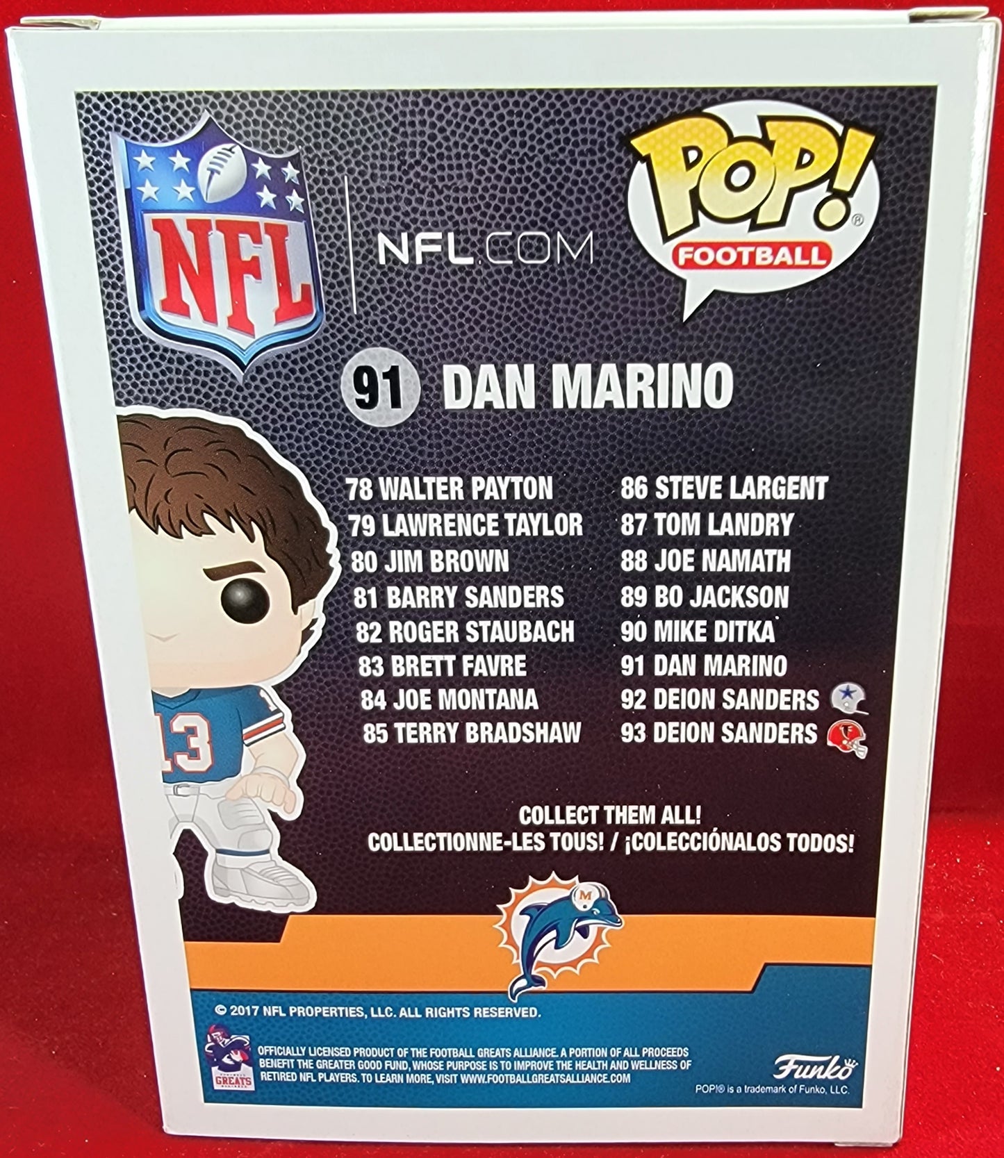 Dan Marino funko # 91(nib)