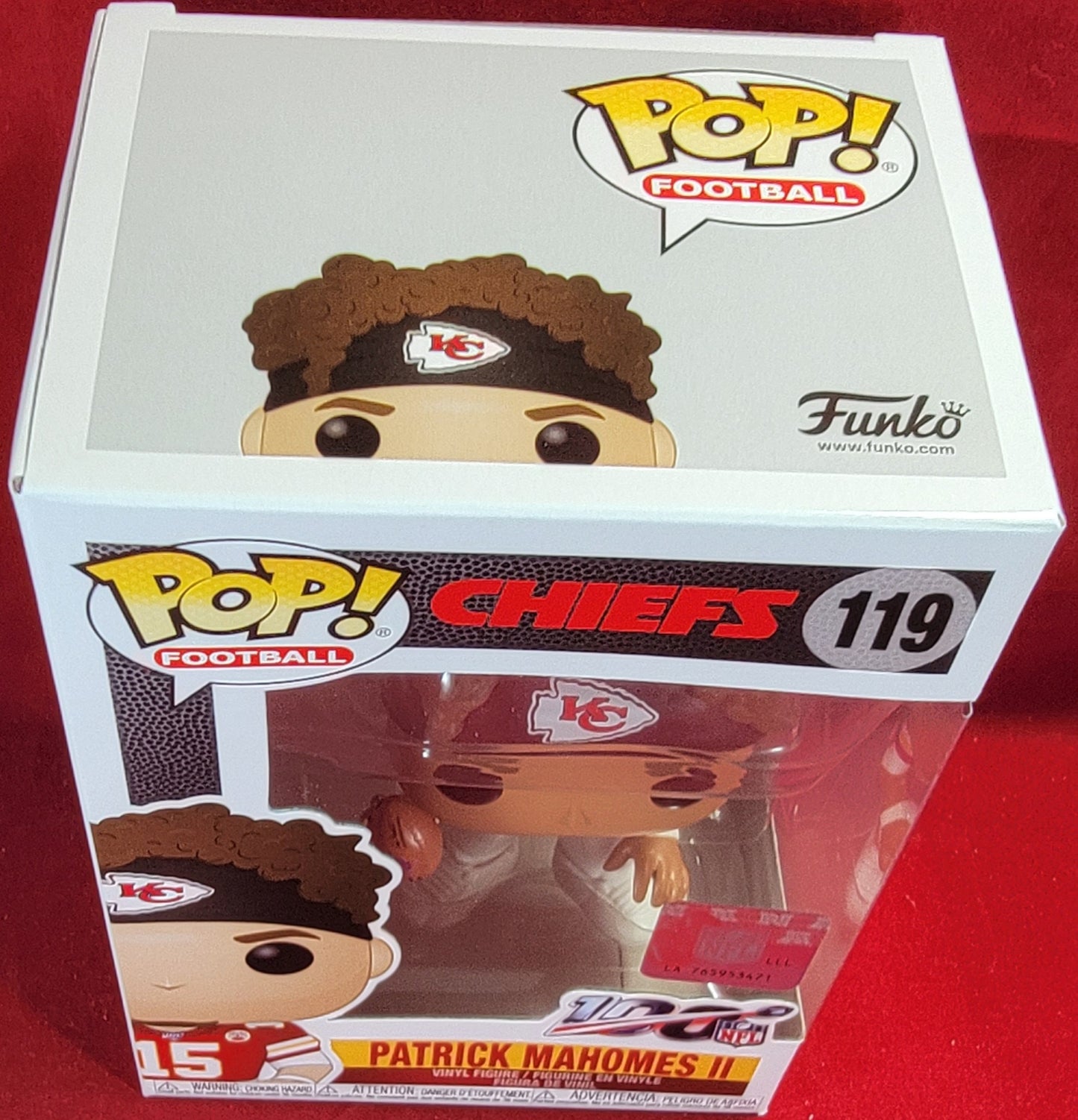 Patrick Mahomes II funko # 119 (nib)