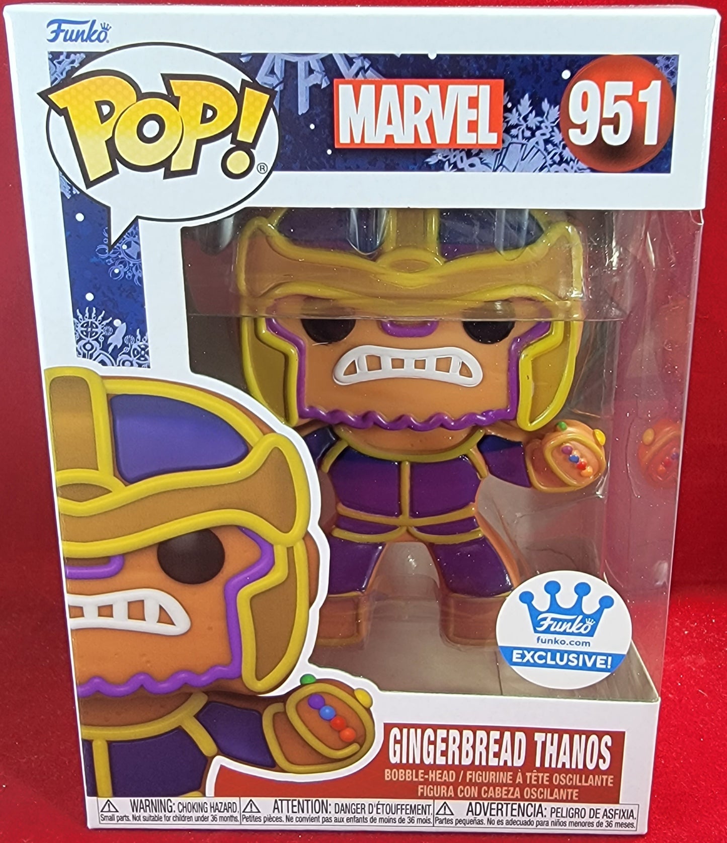 Gingerbread thanos funko exclusive # 951 (nib)