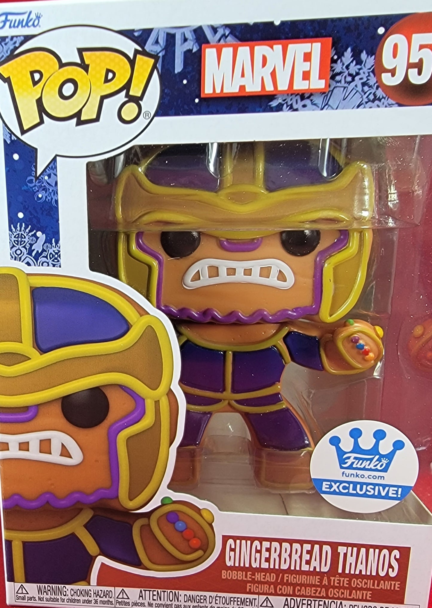 Gingerbread thanos funko exclusive # 951 (nib)