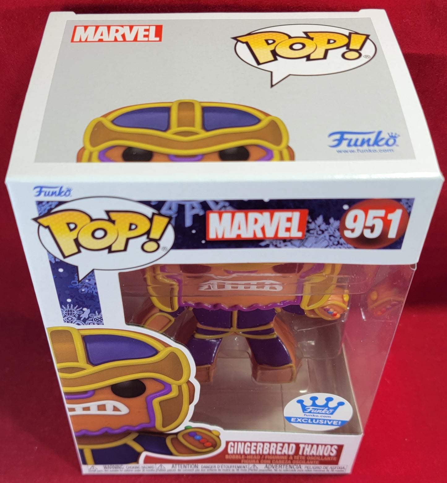 Gingerbread thanos funko exclusive # 951 (nib)