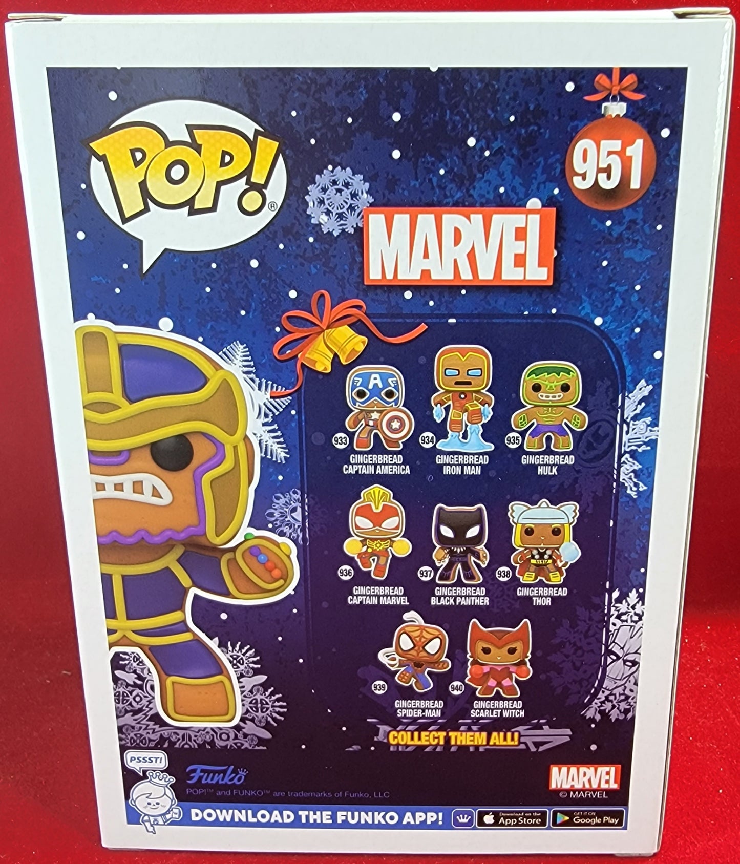 Gingerbread thanos funko exclusive # 951 (nib)