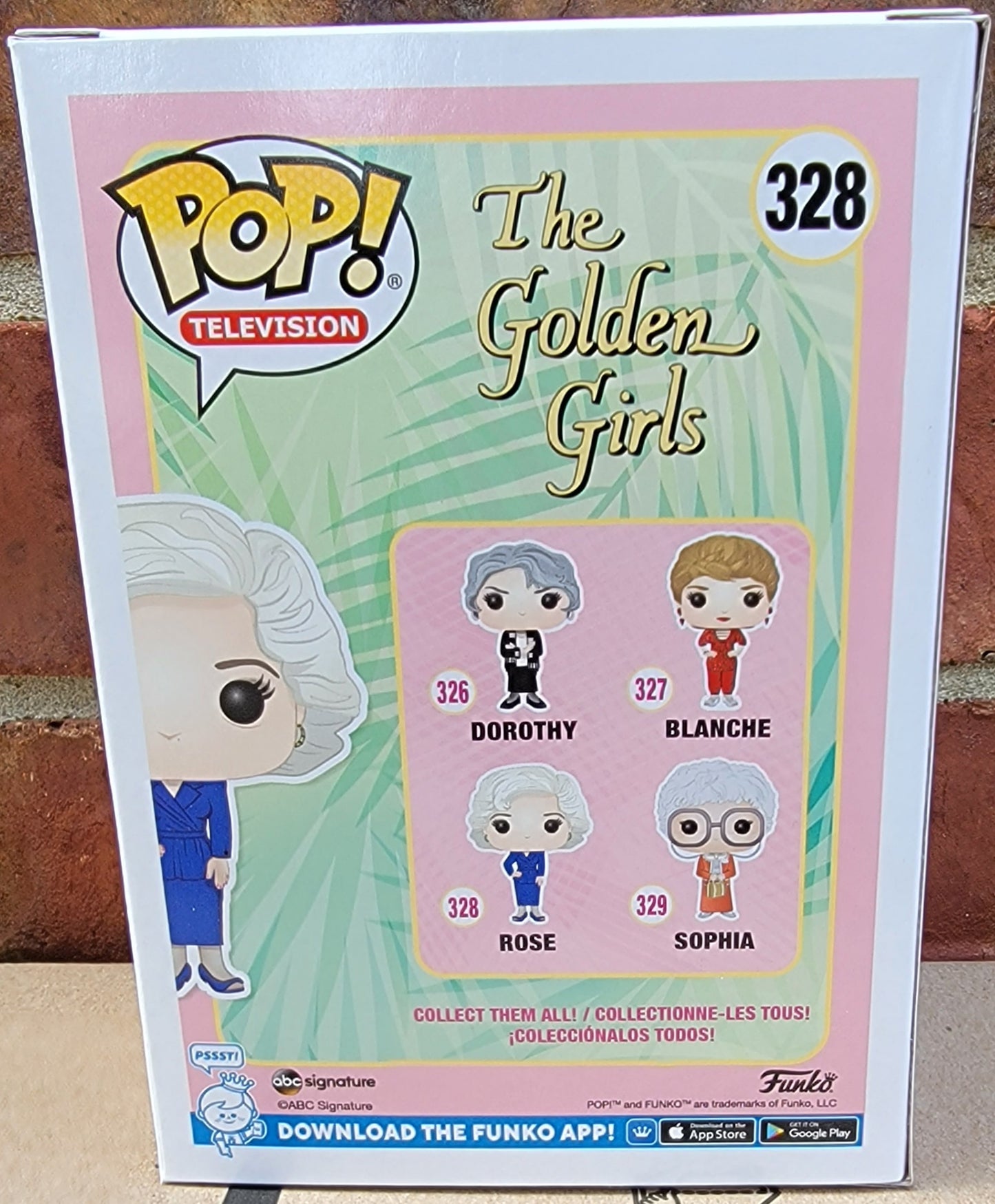 Rose bam exclusive funko # 328 (nib)