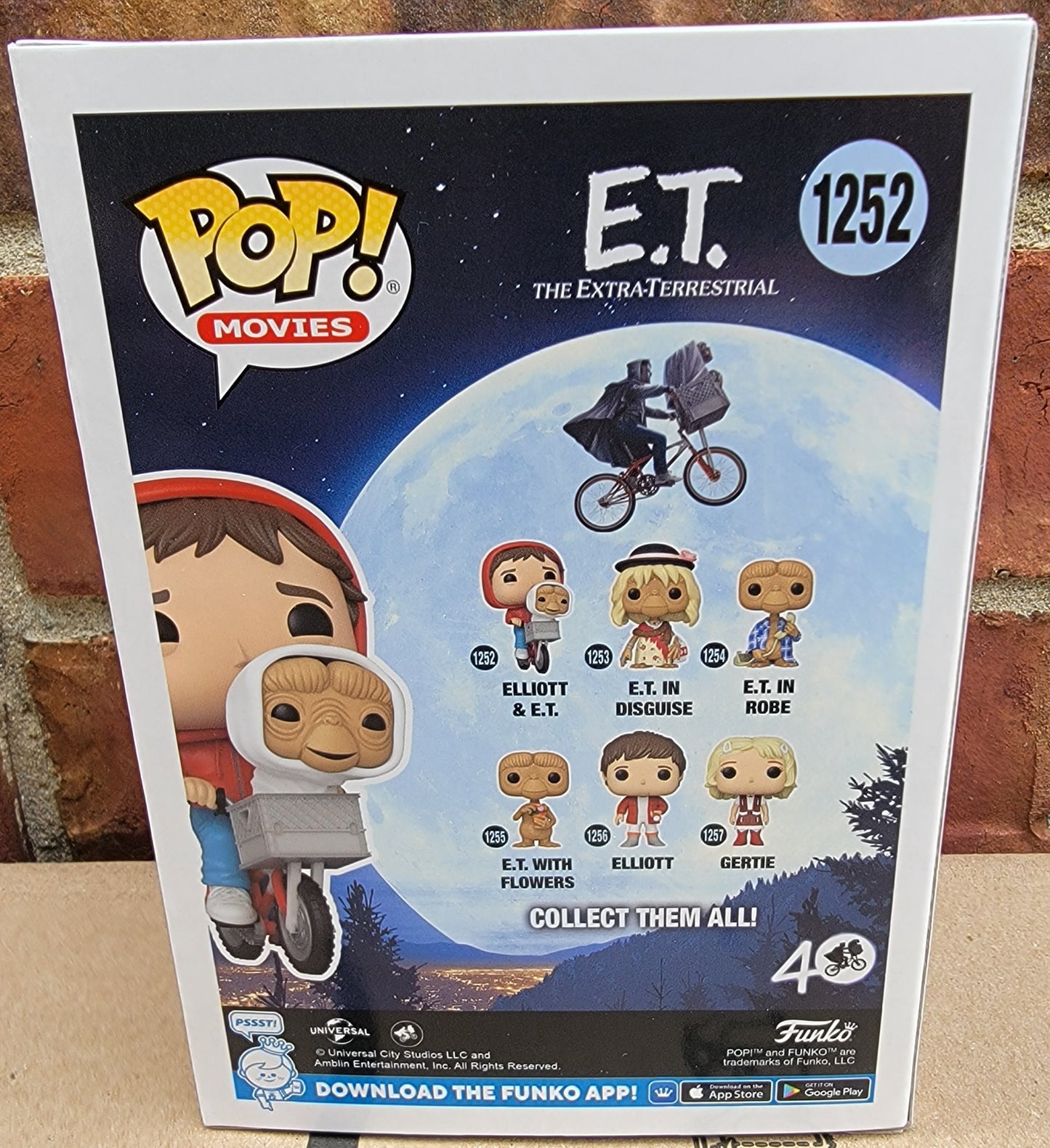 Elliot & e.t. funko # 1252 (nib)