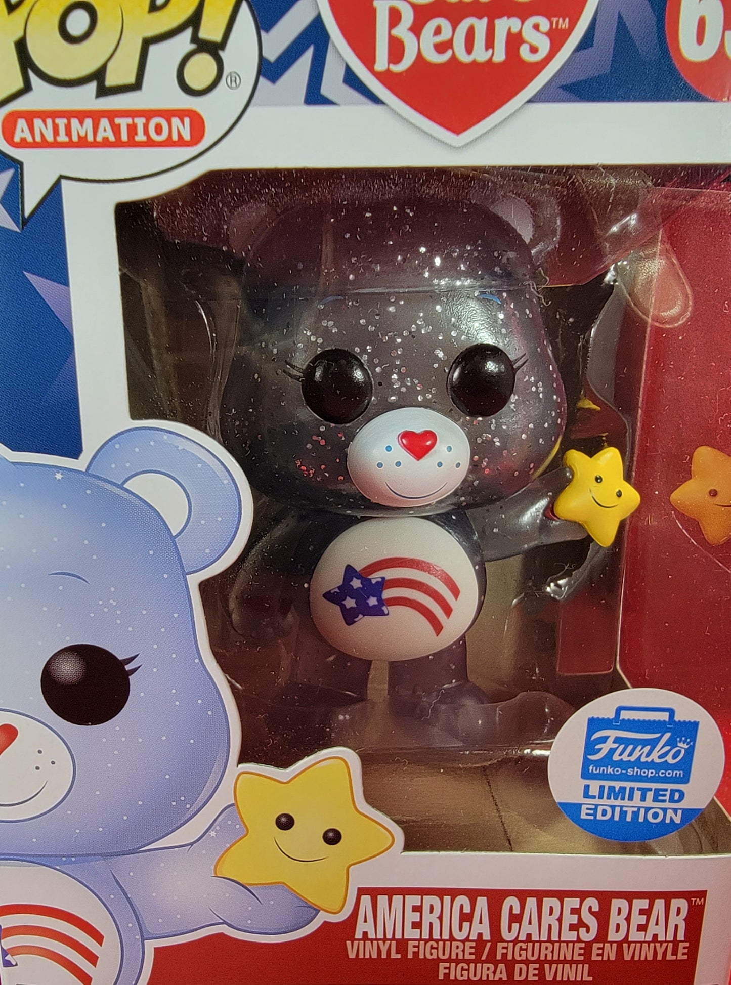 America cares bear funko exclusive # 638 (nib)