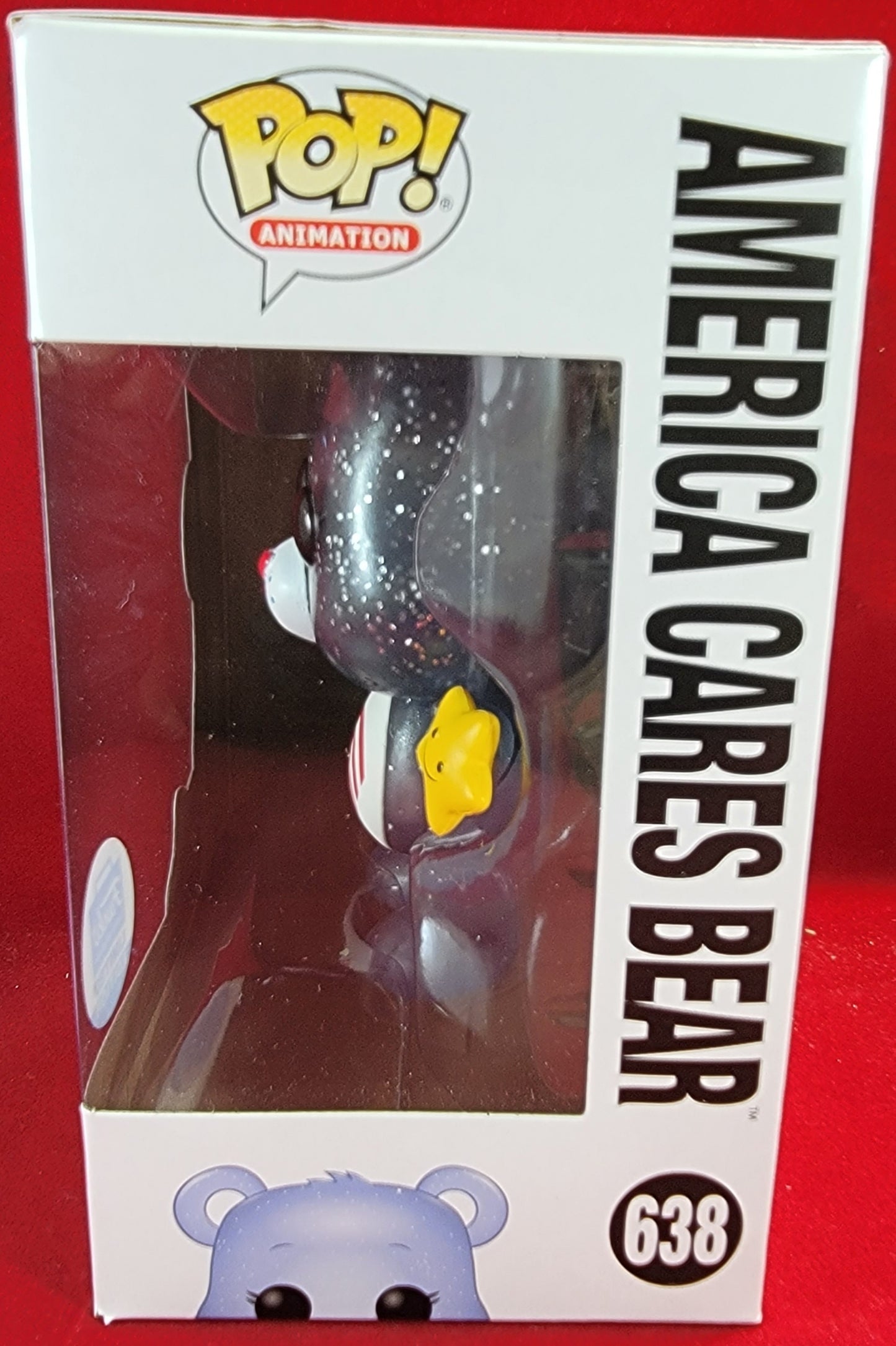 America cares bear funko exclusive # 638 (nib)