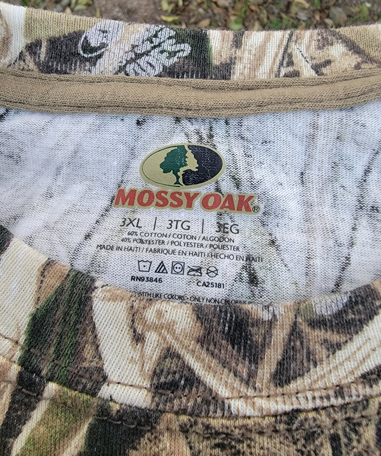 Mossy oak 3xl t-shirt