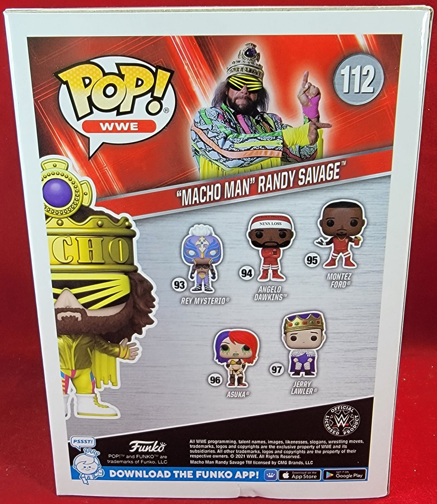 "Macho man" randy savage entertainment earth exclusive funko # 112 (nib)
