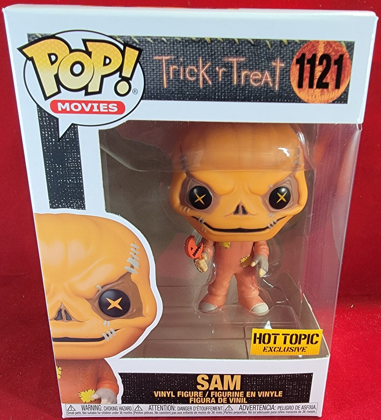 Sam hot topic exclusive funko # 1121 (nib)