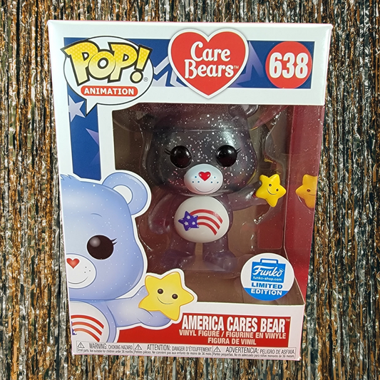 America cares bear funko exclusive # 638 (nib)
