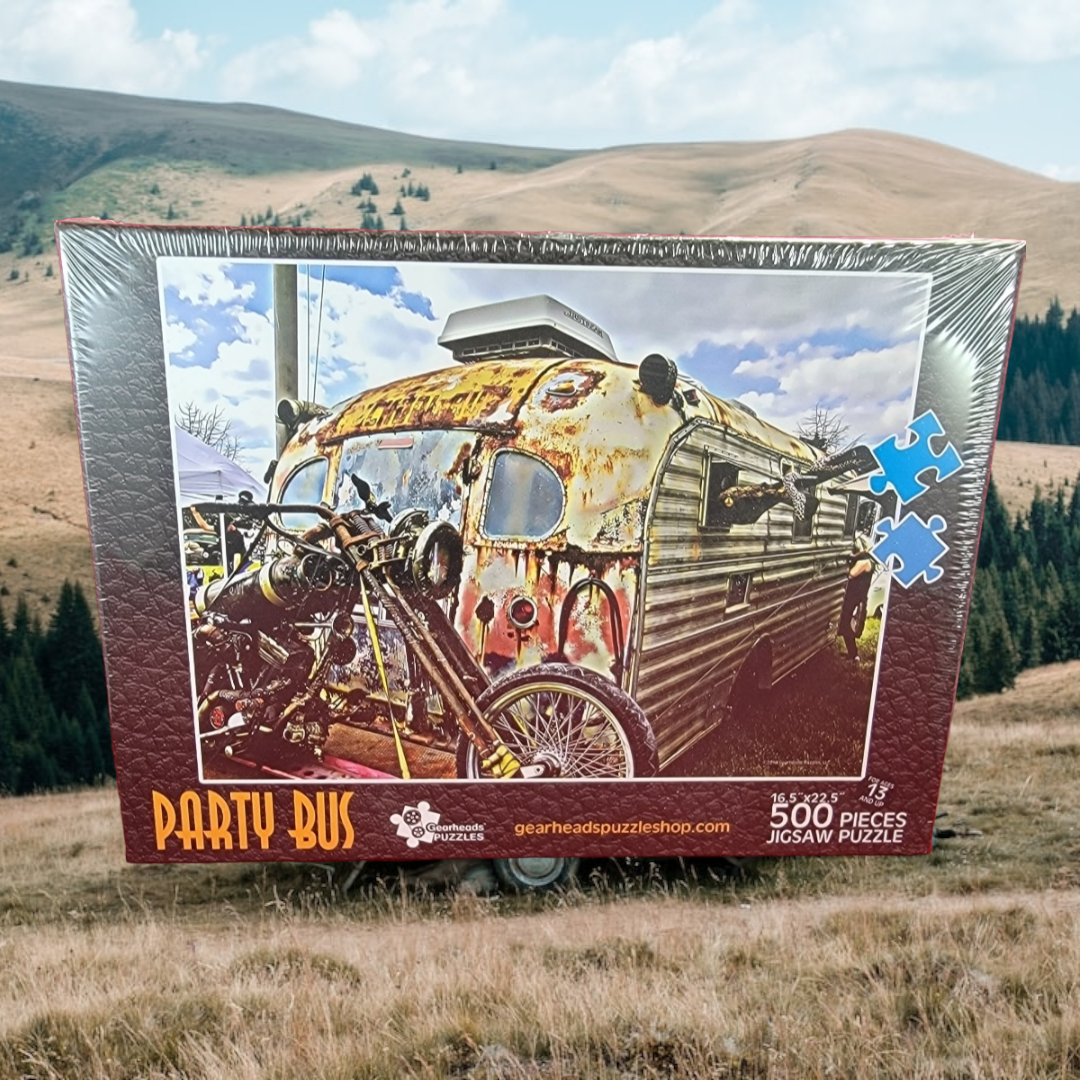 Party bus 500 piece jigsaw puzzle (nib)