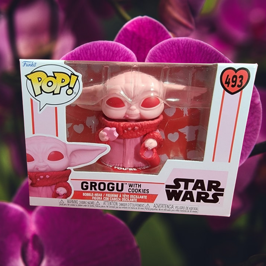 The grogu Mandalorian Funko # 493 Star Wars Pop
