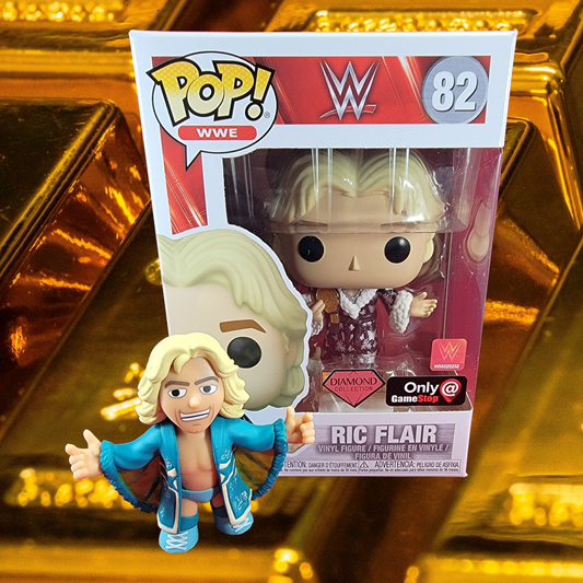 Brand new gamestop ric flair and blind mini