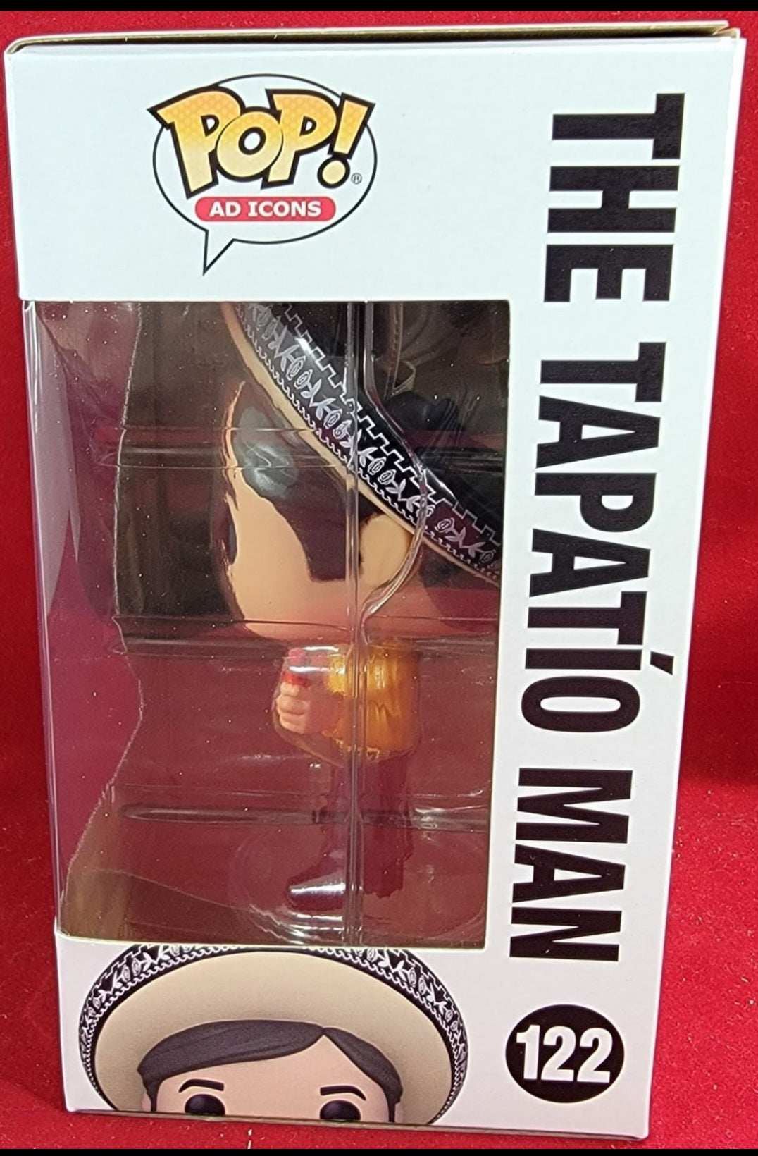 The Tapatio man # 122 funko (nib)
Brand tapatio salsa picante hot sauce pop icon. Pop looks awesome with near perfect condition.
(Includes compatible Box Protector)