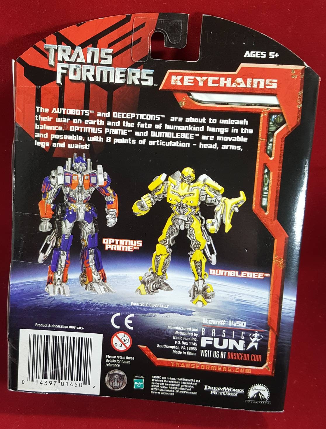 Optimus prime keychain NIB