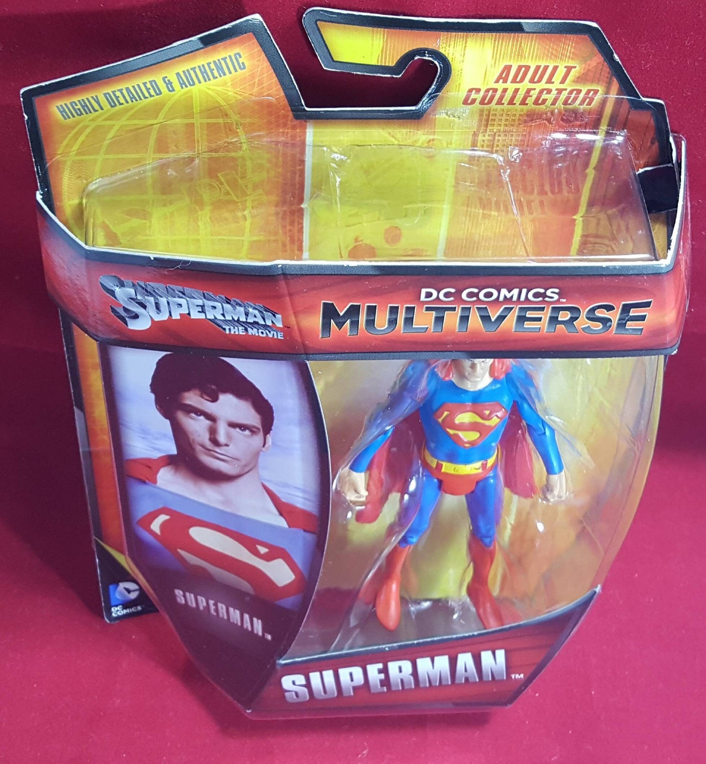 DC Multiverse 1978 Superman version  about 4 inches tall