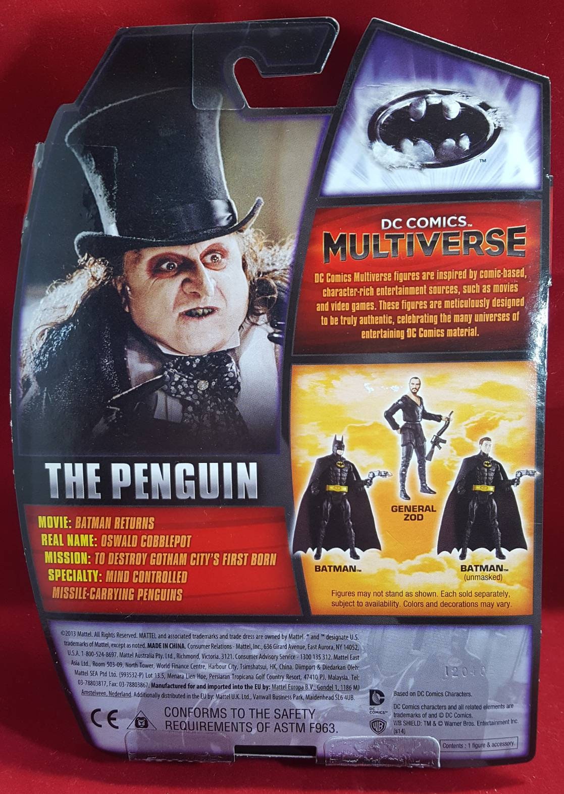 Penguin Dc Multiverse Figure  4 1/2 inches tall