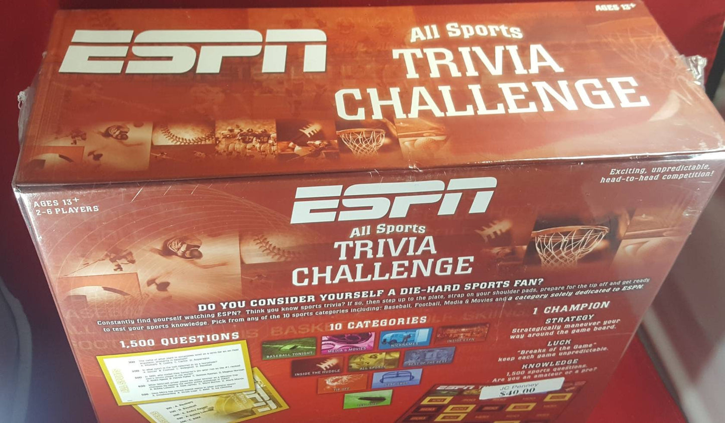 ESPN all sports trivia challenge game (nib) sealed