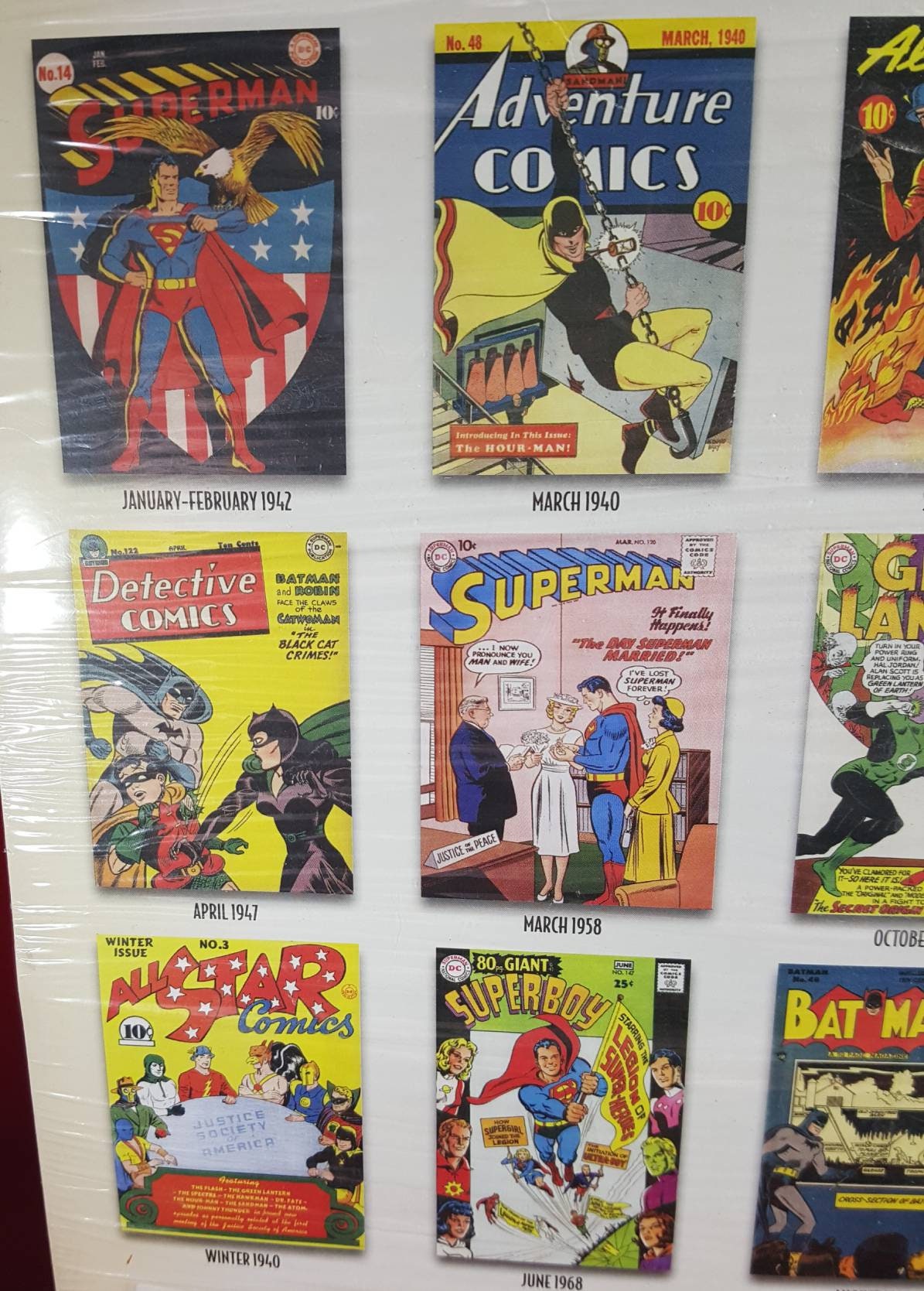 Classic covers calender from 2008 that are reproduced for framing (nib)