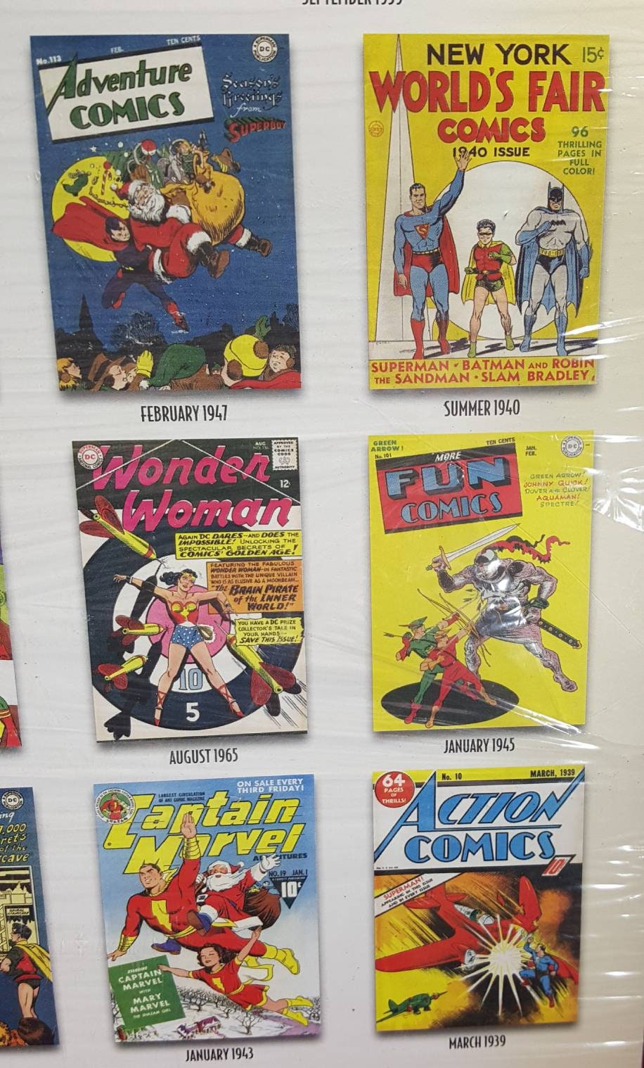 Classic covers calender from 2008 that are reproduced for framing (nib)
