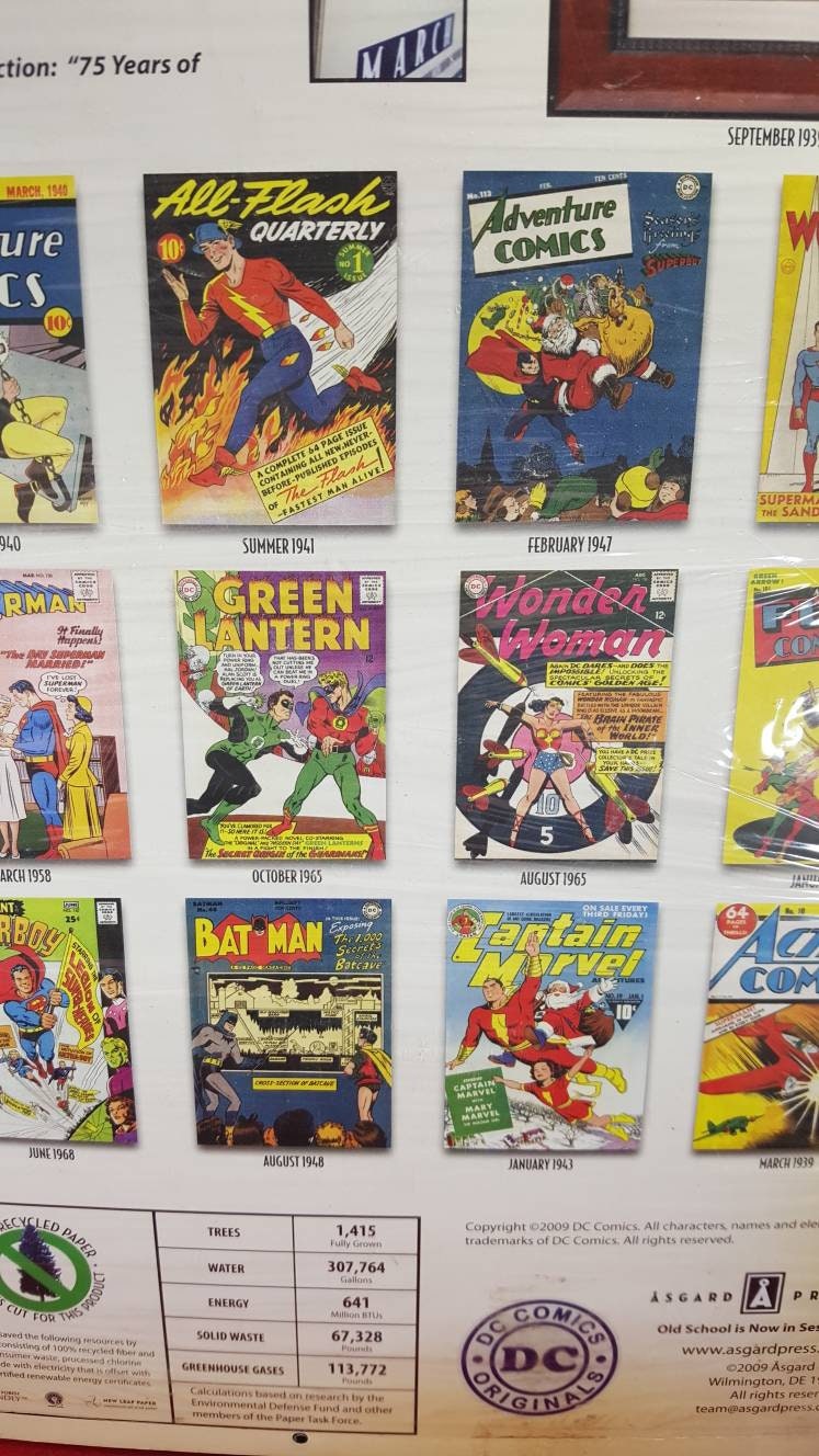 Classic covers calender from 2008 that are reproduced for framing (nib)
