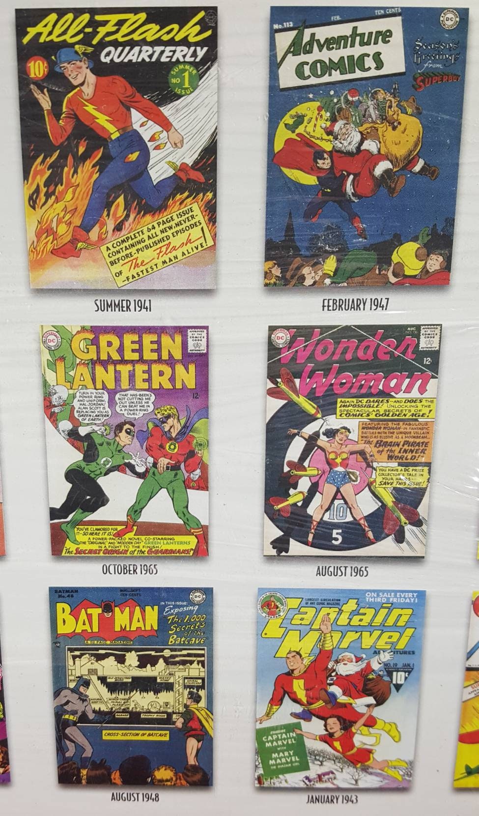 Classic covers calender from 2008 that are reproduced for framing (nib)