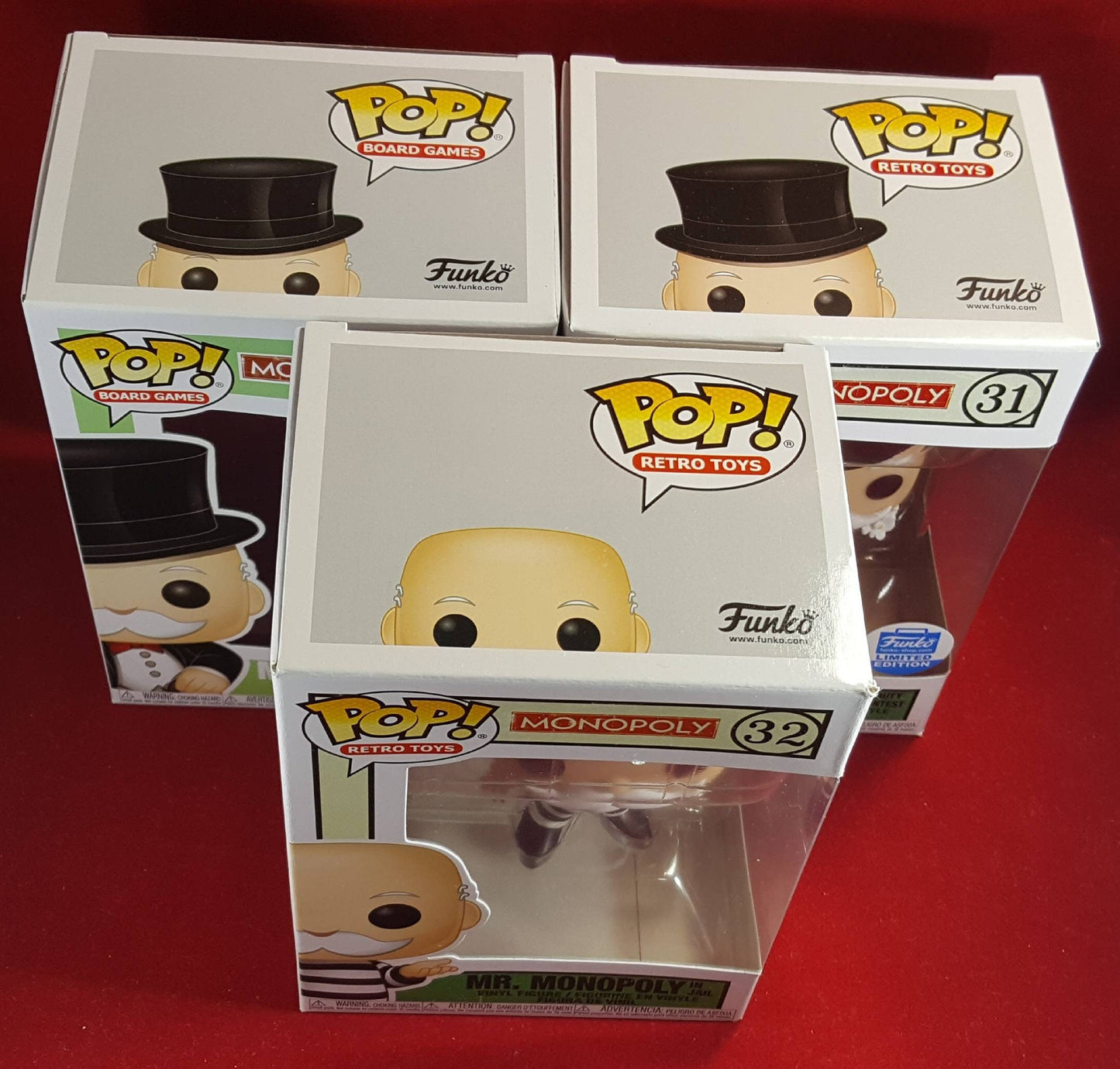 Mr. monopoly funko set (nib)