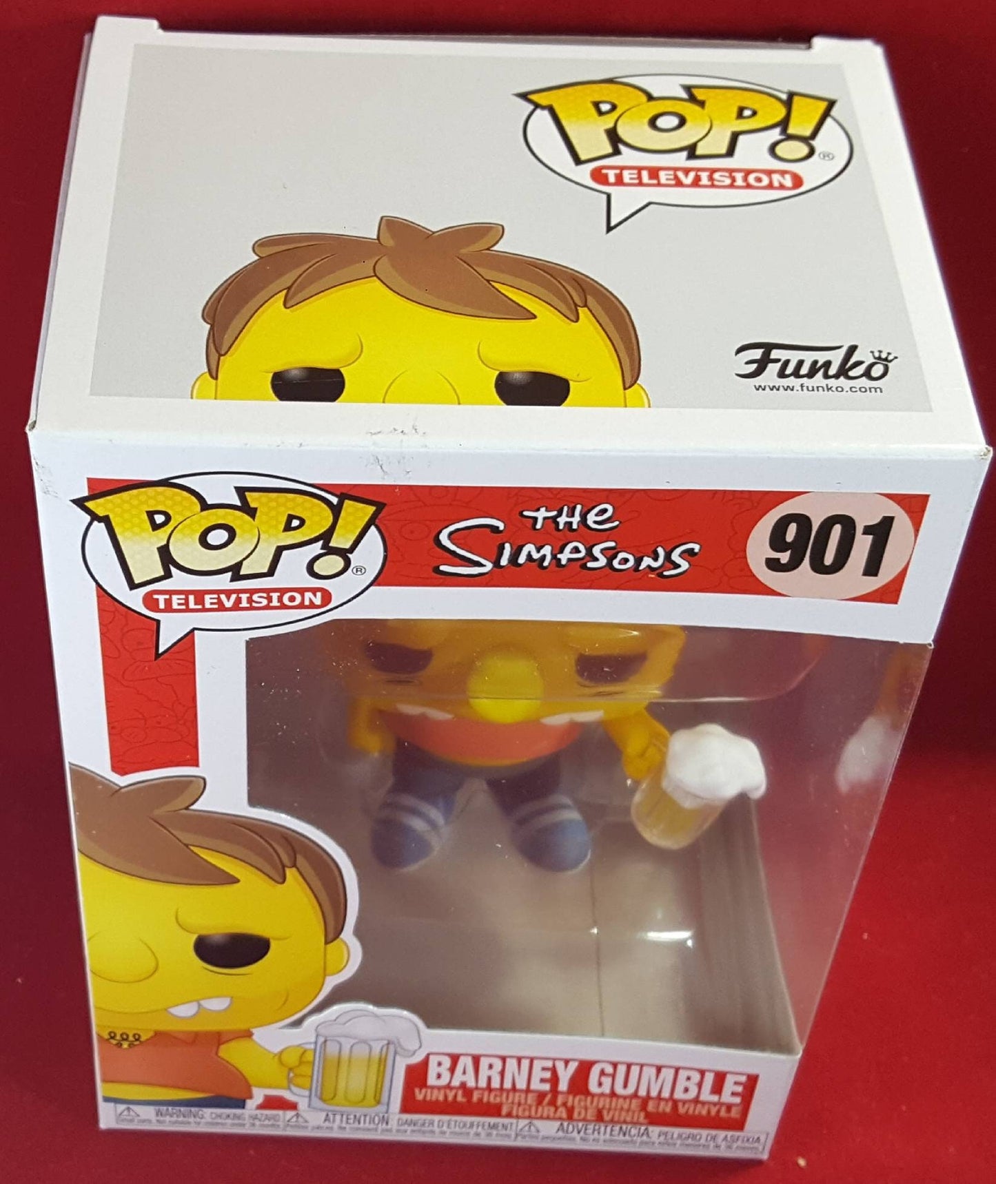 Simpson's Barney gumble funko # 901 (nib)