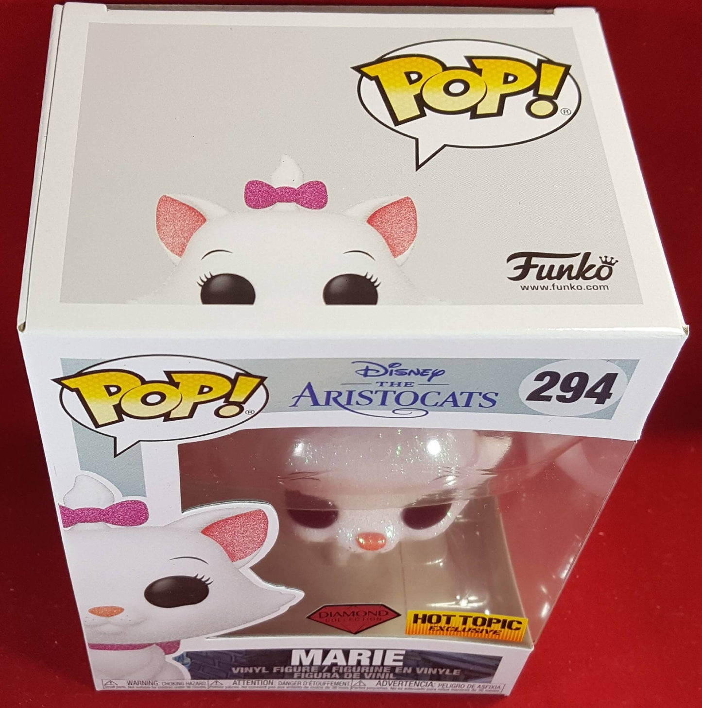 aristocats diamond hot topic Marie  exclusive  funko # 294 (nib)