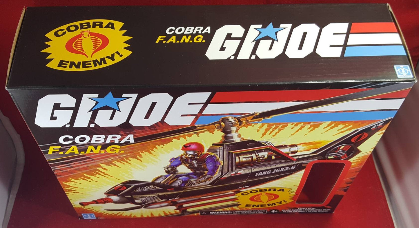 G.i. joe cobra f.a.n.g. reproduction with figure (nib)
