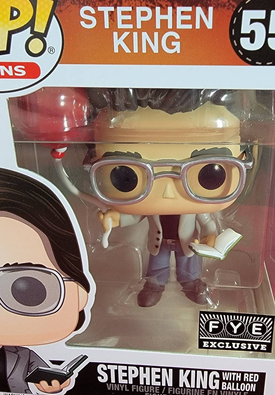 Stephen King fye exclusive funko # 55 (nib)