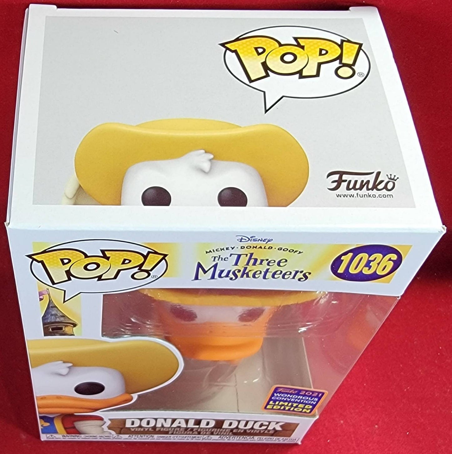 Three musketeers Donald duck funko # 1036 (nib)