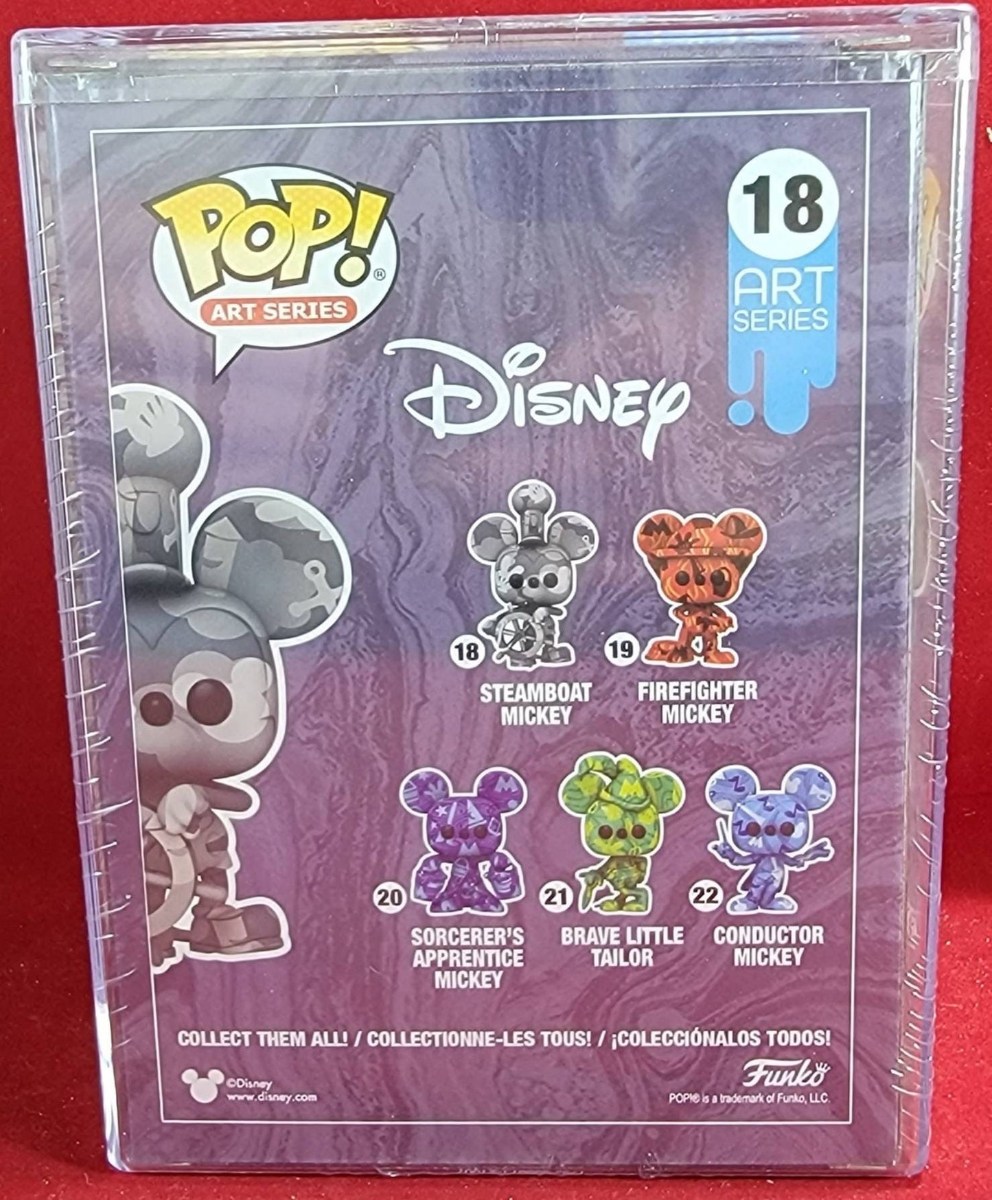 Steamboat Mickey  art series 18 funko (nib)