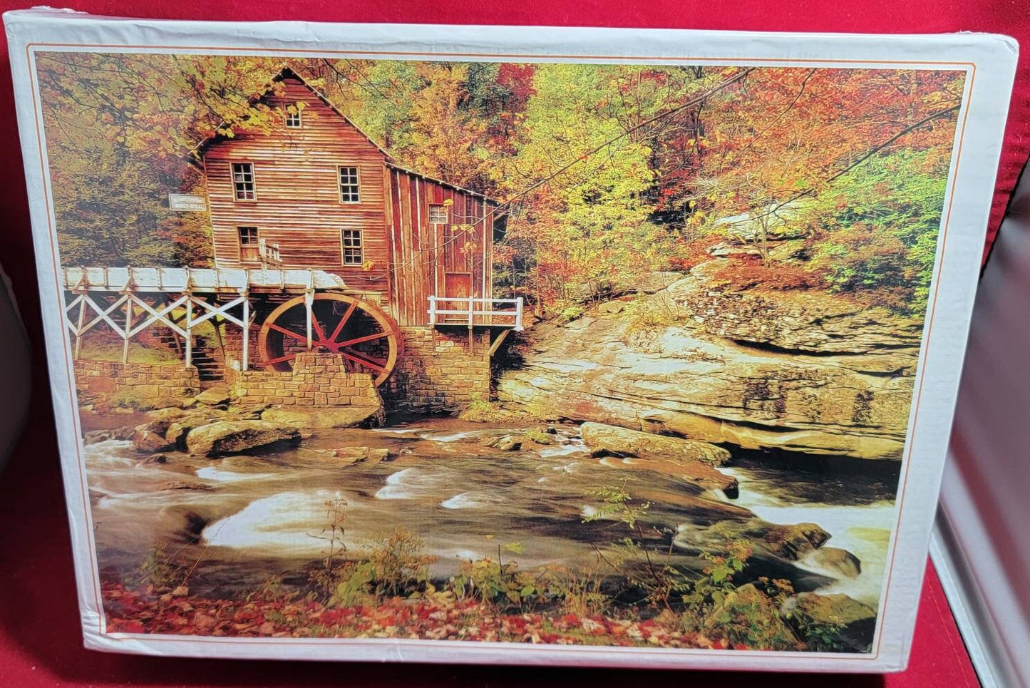 Old mill with waterwheel wangshun 500 piece jigsaw puzzle (nib)