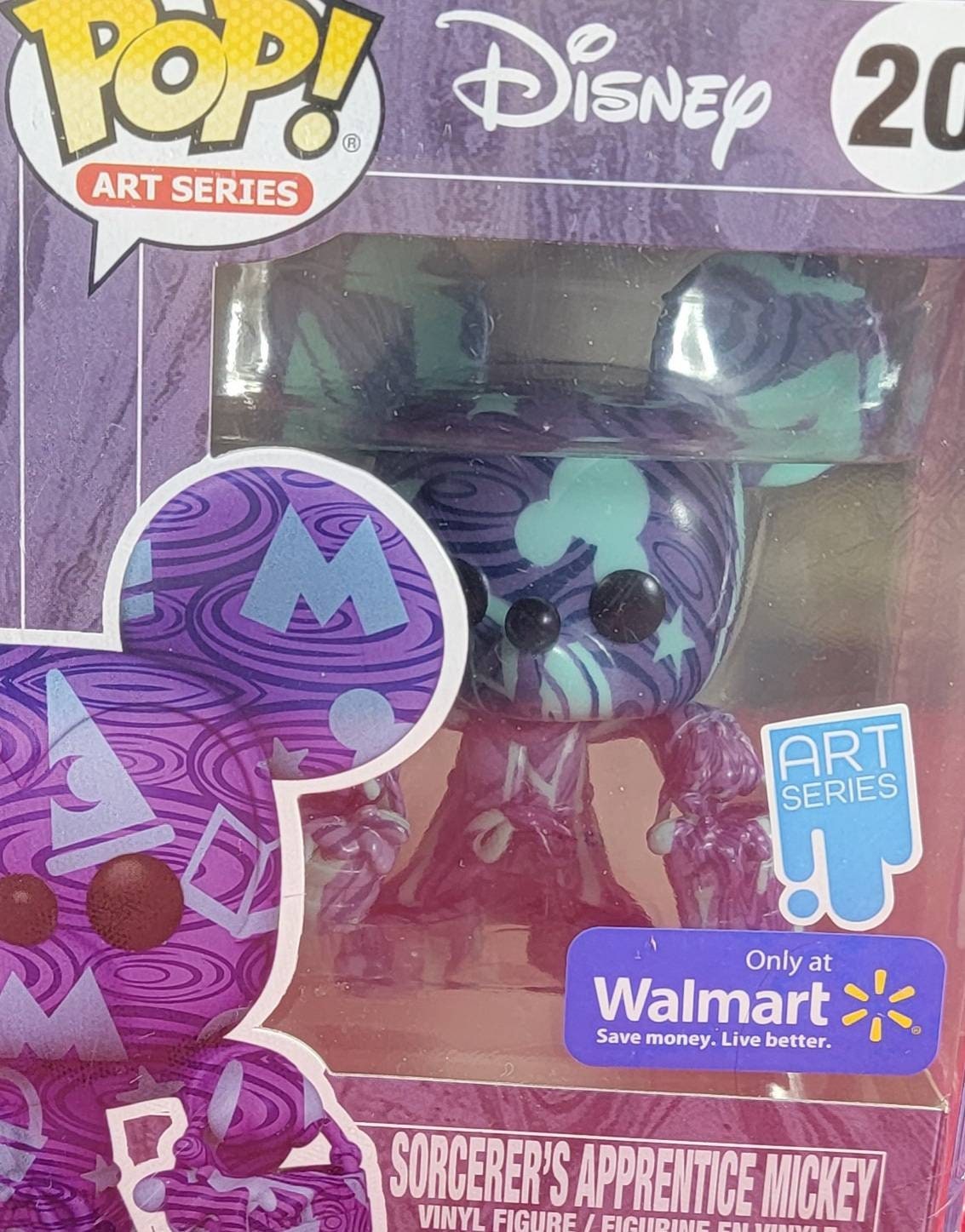 Sorceres Mickey apprentice series 20 art funko (nib)
