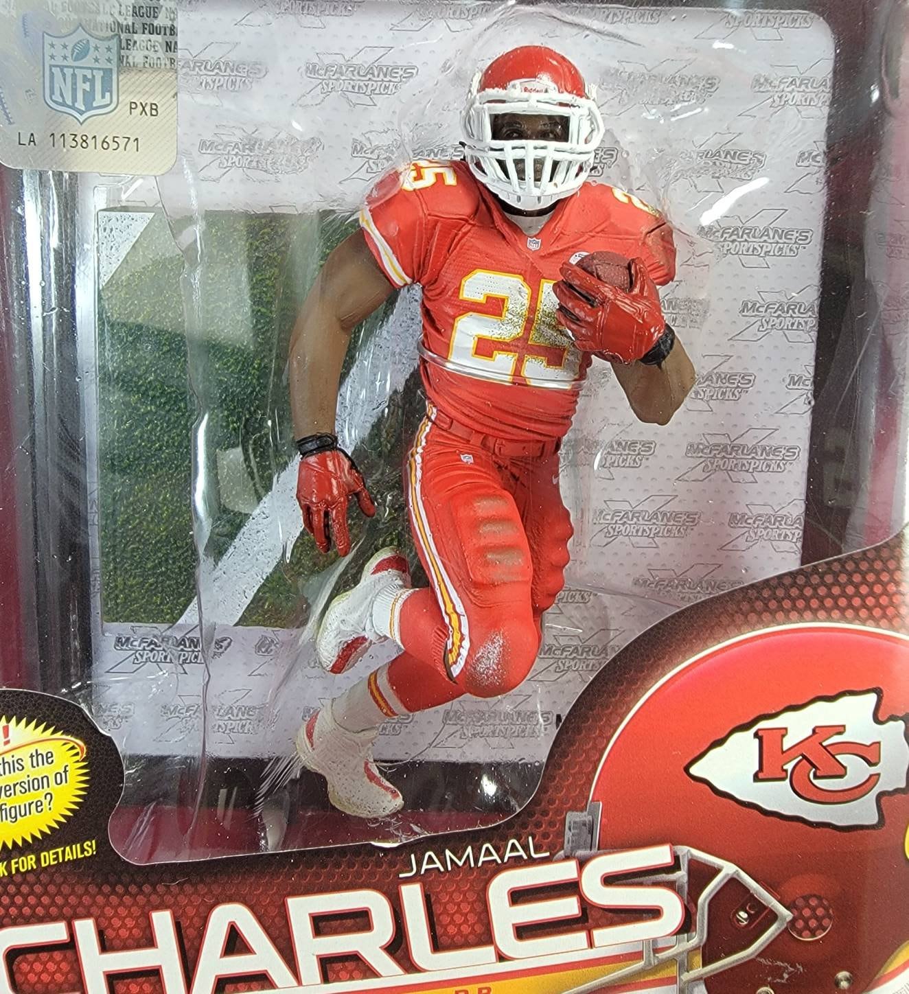 Nfl 34 jamaal charles (nib)
