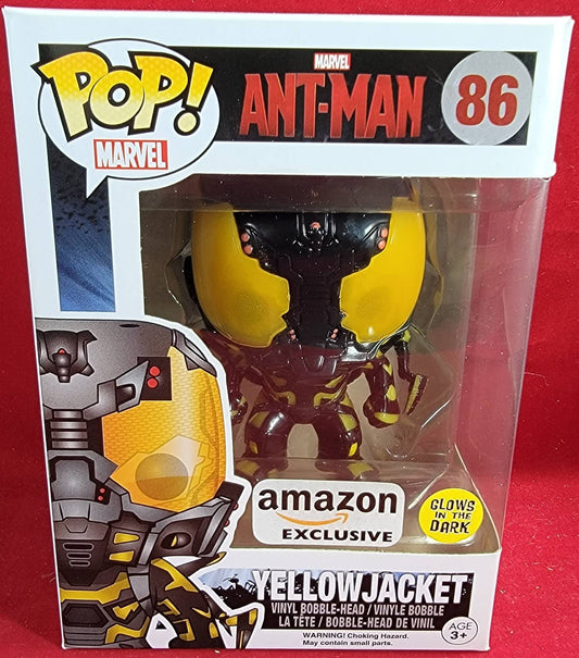 Amazon exclusive Yellow Jacket Glow-in-the-dark funko #86 (nib)