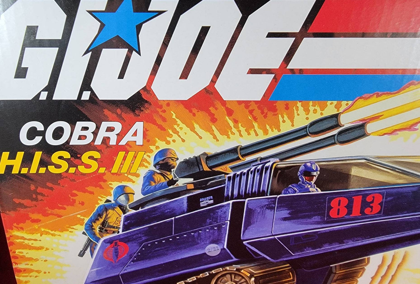 G.i. joe cobra h.i.s.s. III reproduction with figure (nib)