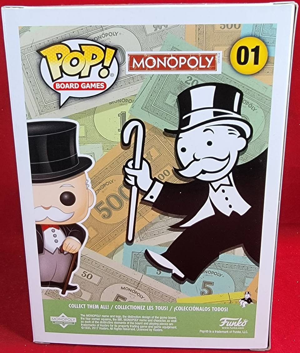 Mr. monopoly Wal-Mart exclusive funko # 01 (nib)