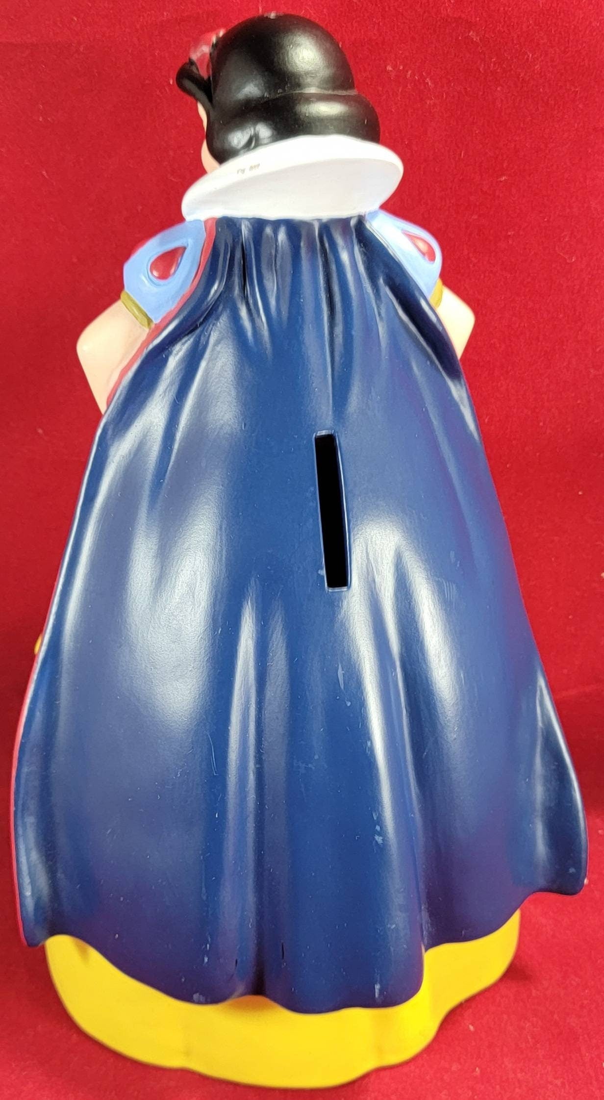 Snow white hard vinyl coin bank