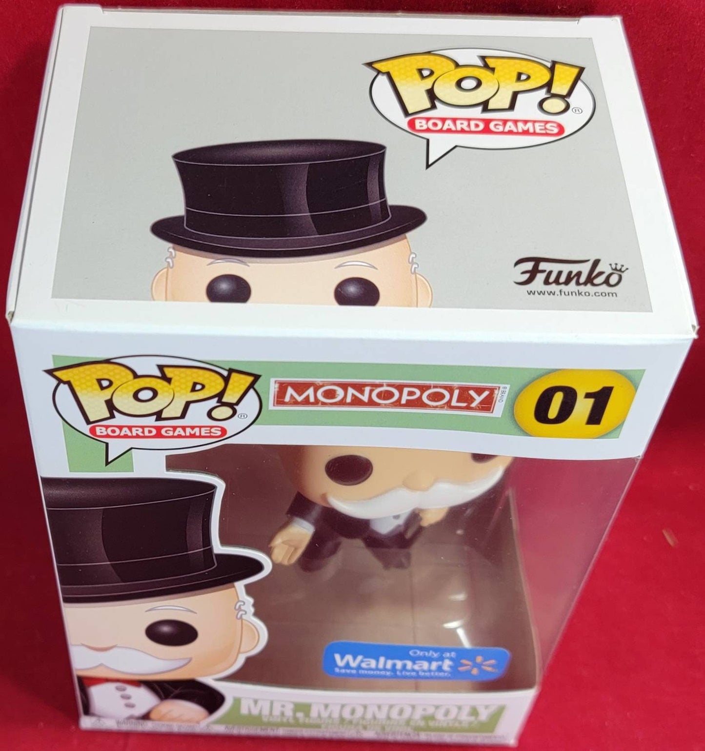 Mr. monopoly Wal-Mart exclusive funko # 01 (nib)